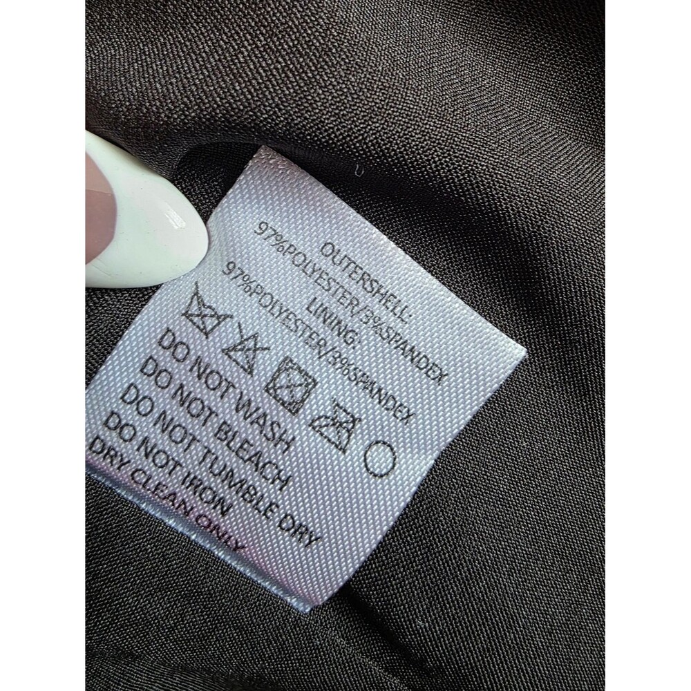 Azalea Wang Pink Satin Single Button Closure Long Line Blazer Sz L - Picture 11 of 13
